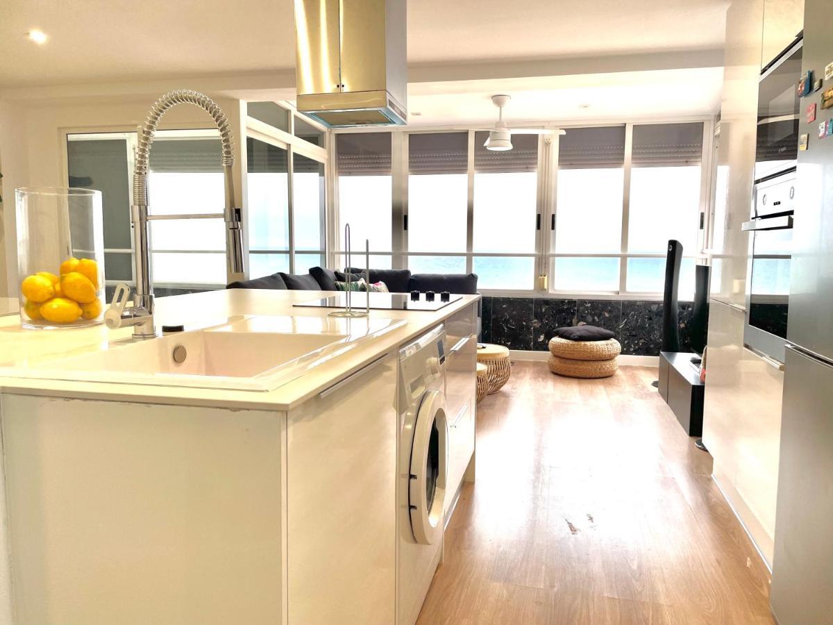 Appartamento Atico Duplex Playa De Gandia A 1Ra Linea De Playa Esterno foto