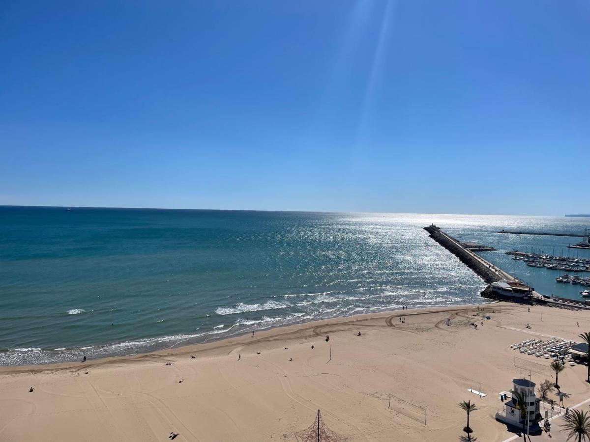 Appartamento Atico Duplex Playa De Gandia A 1Ra Linea De Playa Esterno foto