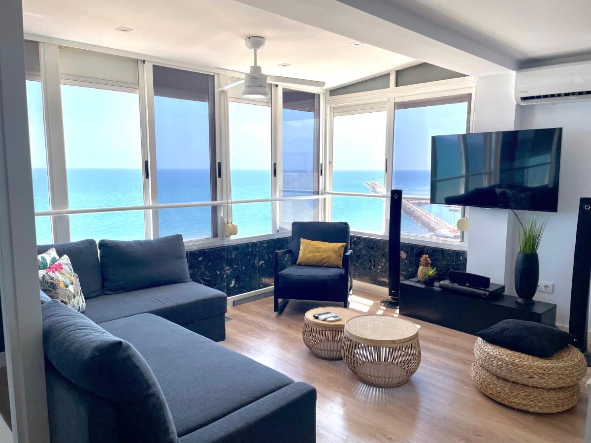 Appartamento Atico Duplex Playa De Gandia A 1Ra Linea De Playa Esterno foto